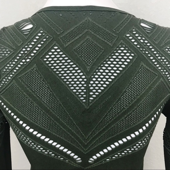Fabletics green Isabella laser cut seamless top - Picture 4 of 8